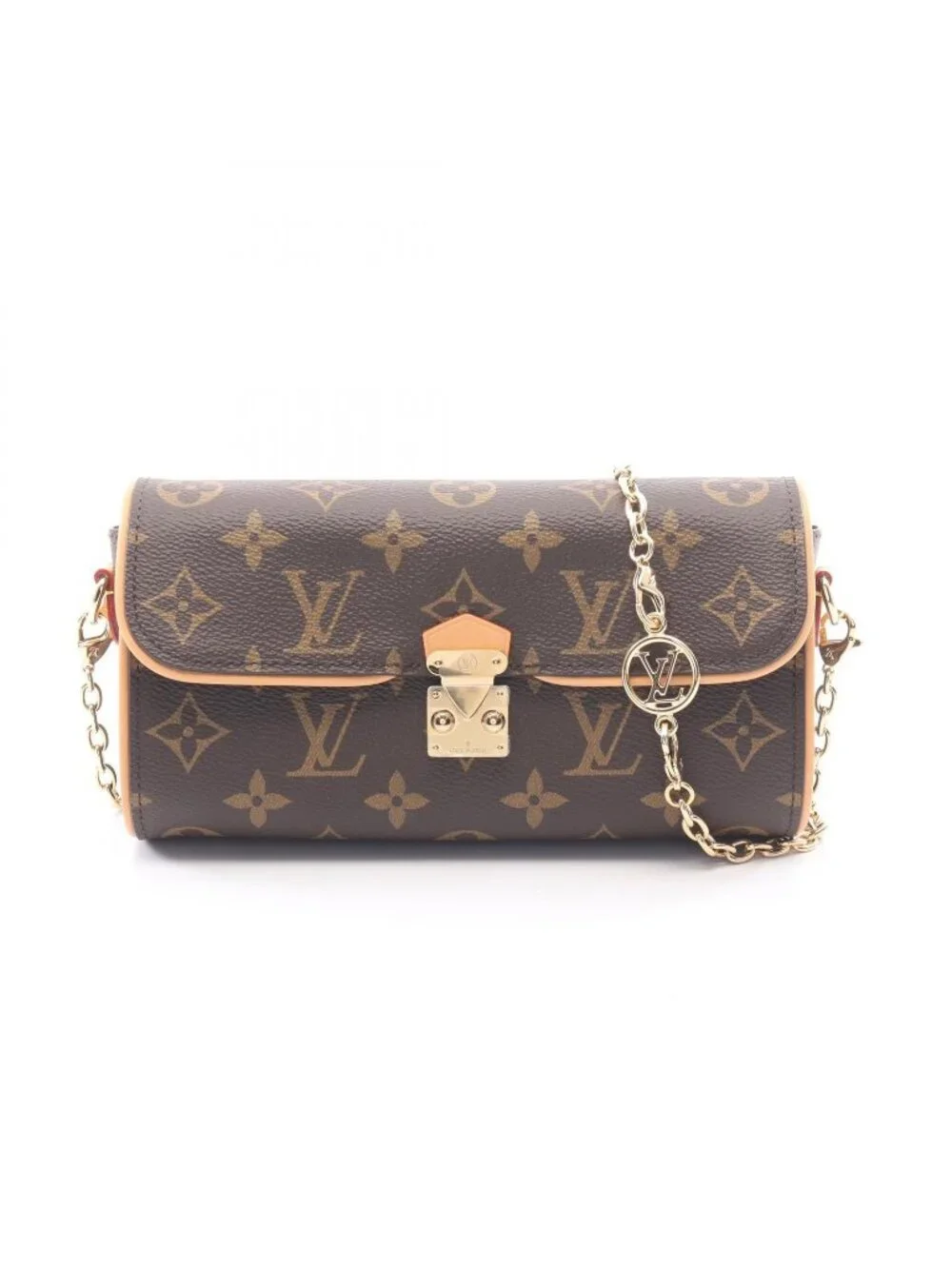 Louis Vuitton Shoulder Bag Pochette Camille Canvas Leather